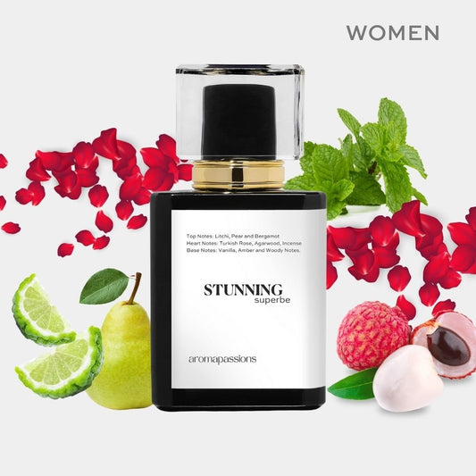 STUNNING | Inspired by MARLY DELINA EXCLUSIF | Delina Exclusif Dupe Pheromone Eau De Perfum | Rose Frankincense Vanilla Peppermint Essential Oil - aromapassions