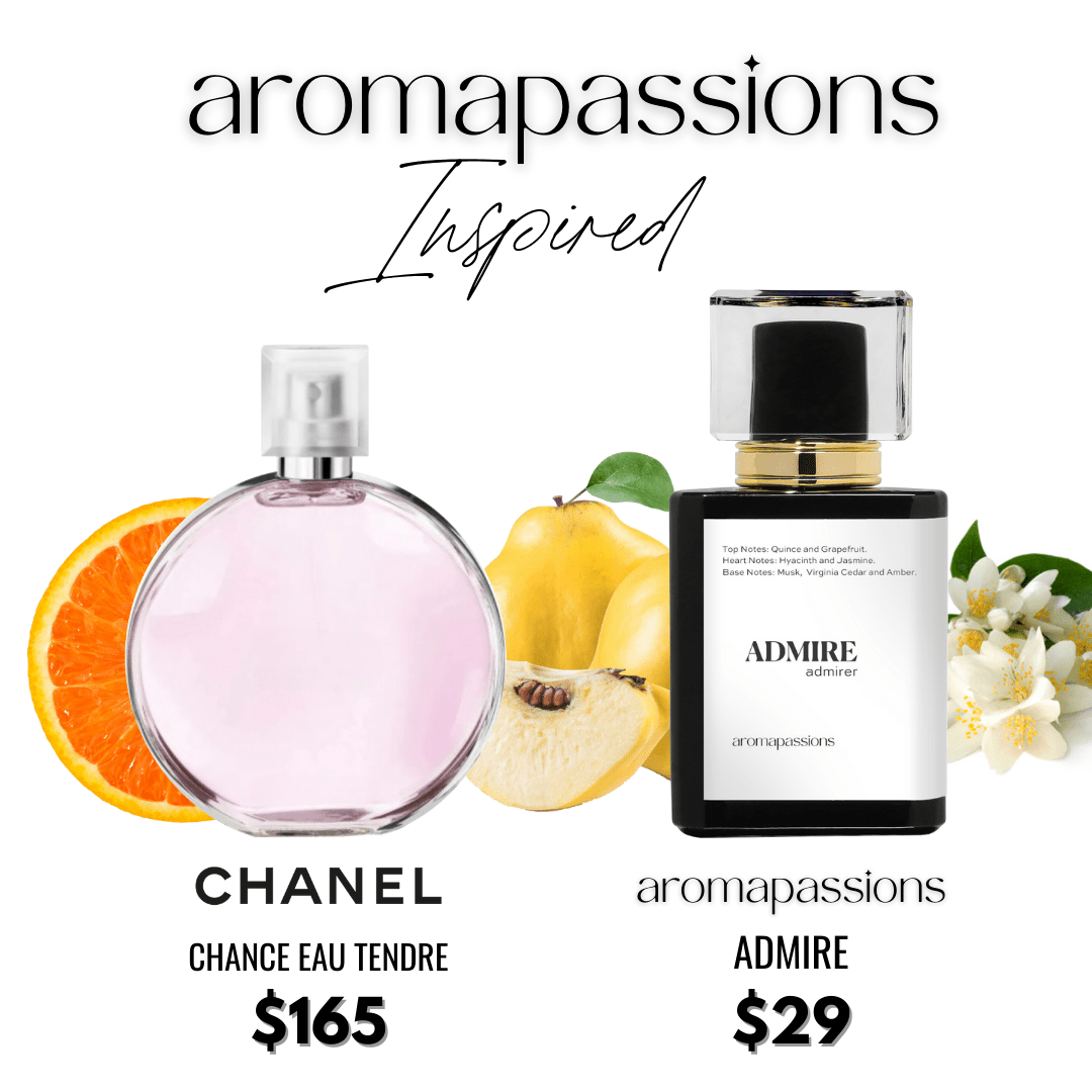 ADMIRE | Inspired by CHANEL CHANCE EAU TENDRE | Chance Eau Tendre Dupe Pheromone Perfume - aromapassions