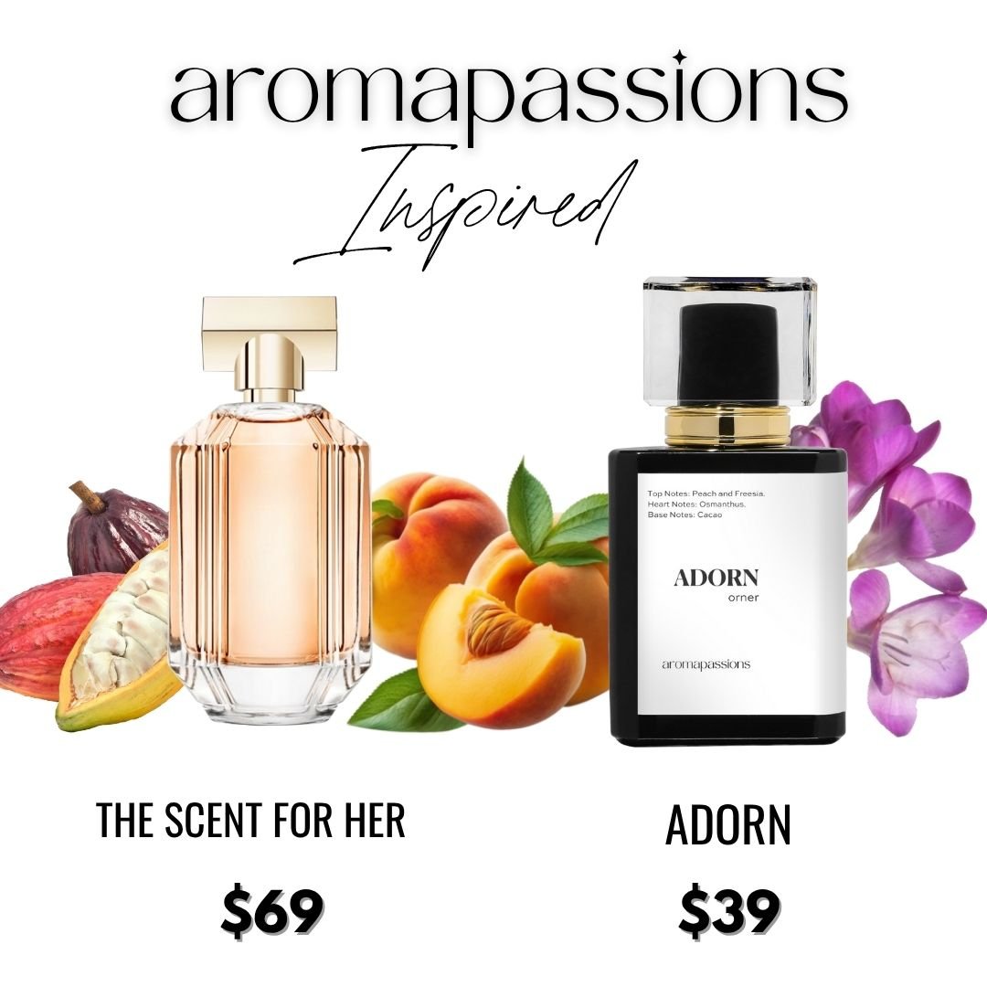 ADORN | Inspired by HUGO BOSS THE SCENT FOR HER | The Scent for Her Dupe Pheromone Perfume - aromapassions