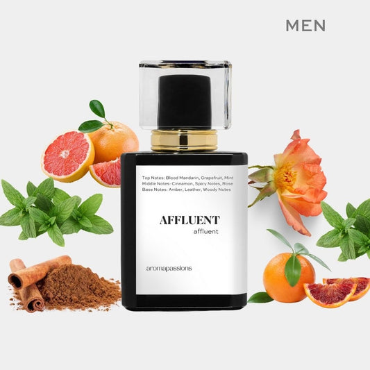 AFFLUENT | Inspired by One Million | Mint Cinnamon Rose Patchouli Essential Oils | 1 Million Dupe Pheromone Perfume - aromapassions