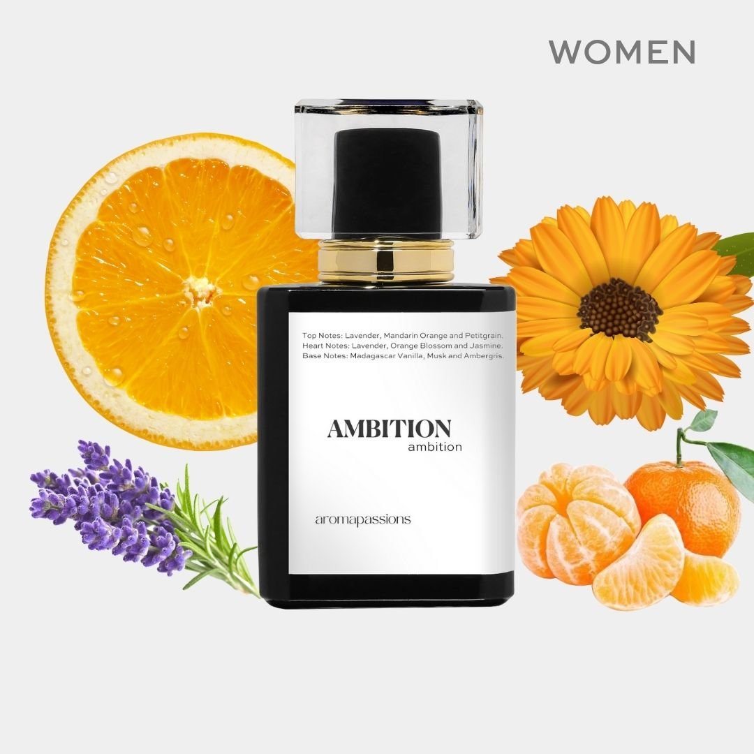 AMBITION | Inspired by YSL LIBRE | Lavender Mandarin Orange Black Currant Lavender Jasmine Vanilla Cedar Essential Oils | Libre Dupe Pheromone Perfume - aromapassions