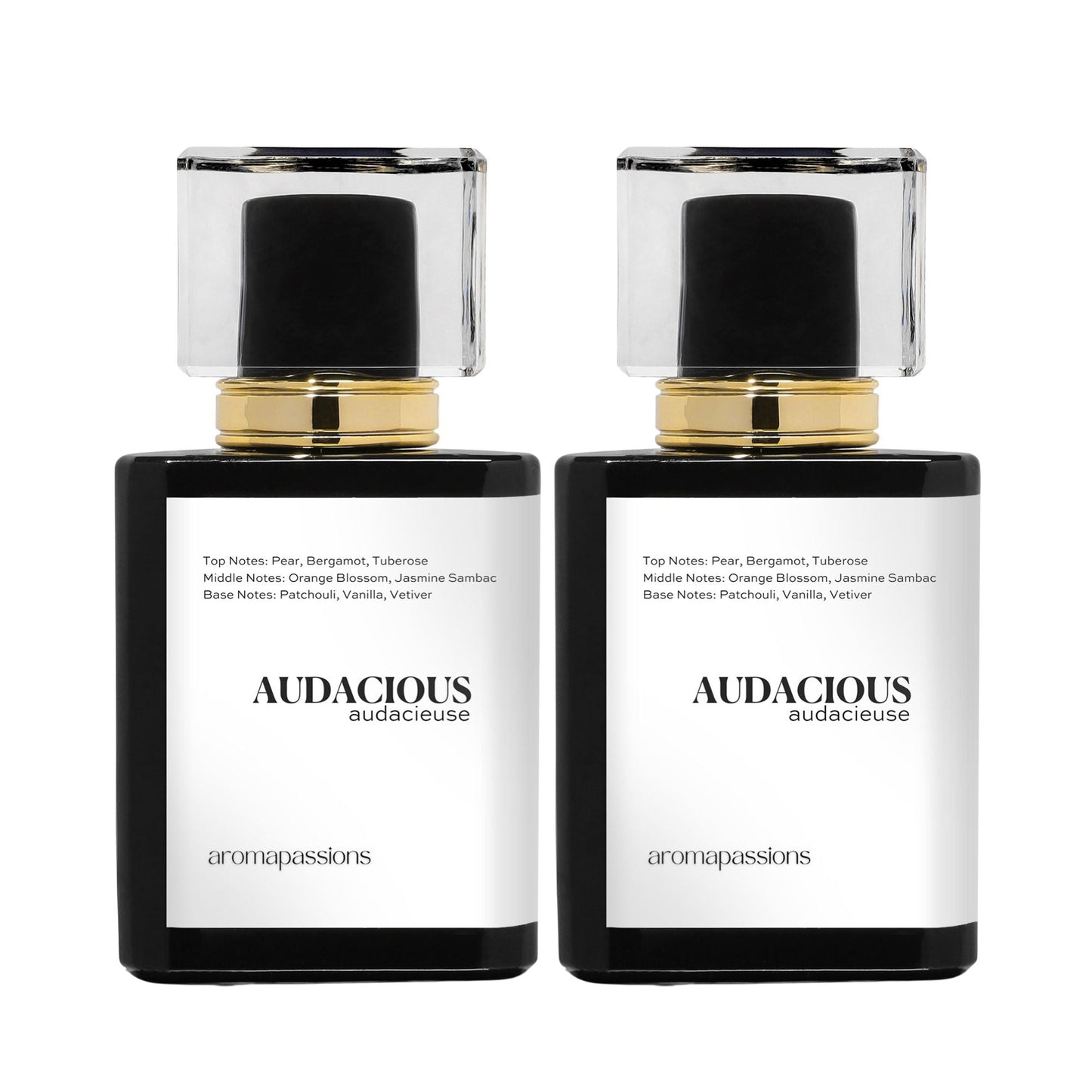 AUDACIOUS | Inspired by GIVNCHY LINTERDIT | L'Interdit Dupe Pheromone Eau De Parfum | Orange Blossom Jasmine Patchouli Vanilla Vetiver Essential Oils - aromapassions