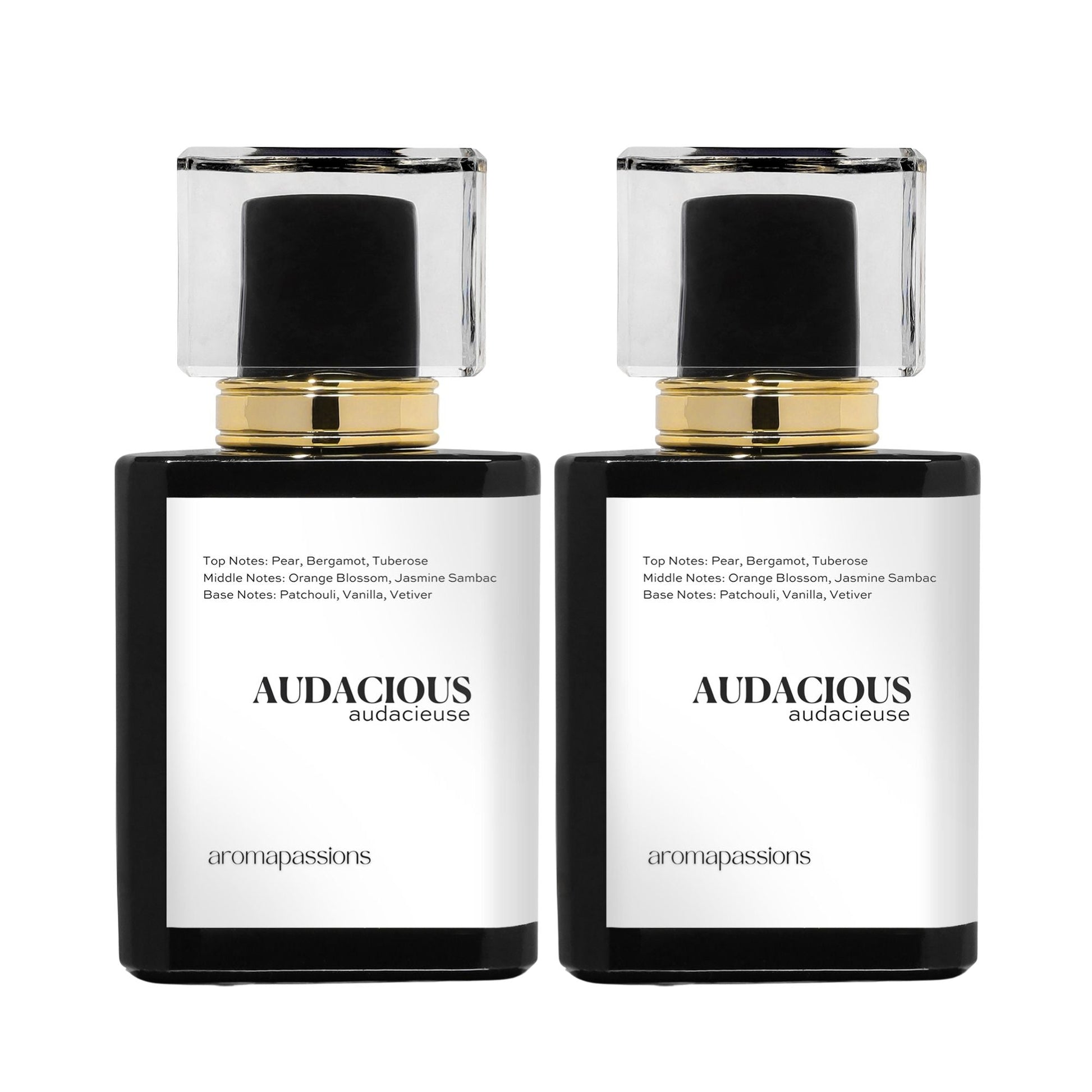 AUDACIOUS | Inspired by GIVNCHY LINTERDIT | L'Interdit Dupe Pheromone Eau De Parfum | Orange Blossom Jasmine Patchouli Vanilla Vetiver Essential Oils - aromapassions