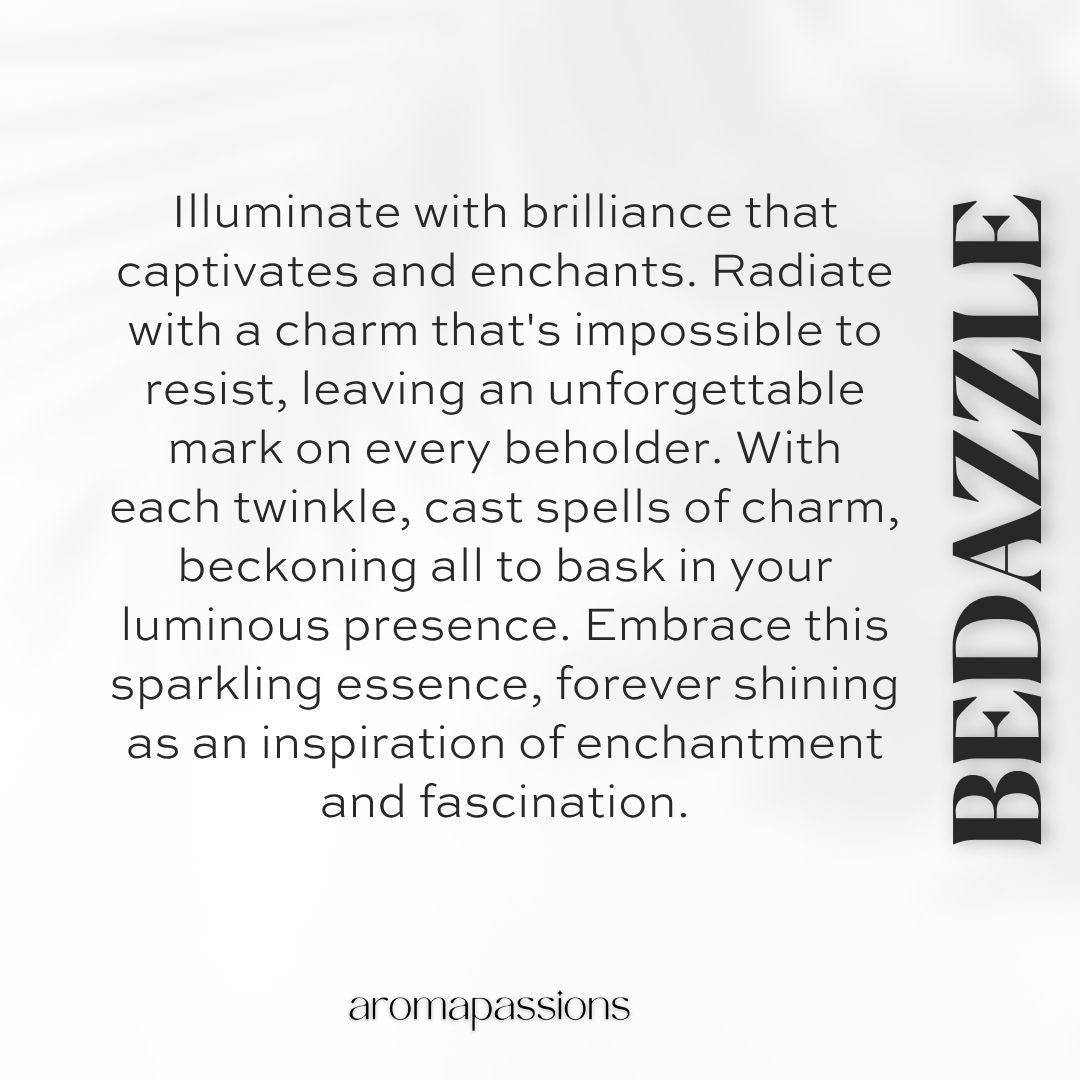 BEDAZZLE | Inspired by MANCERA ROSES VANILLE | Roses Vanille Dupe Pheromone Perfume - aromapassions