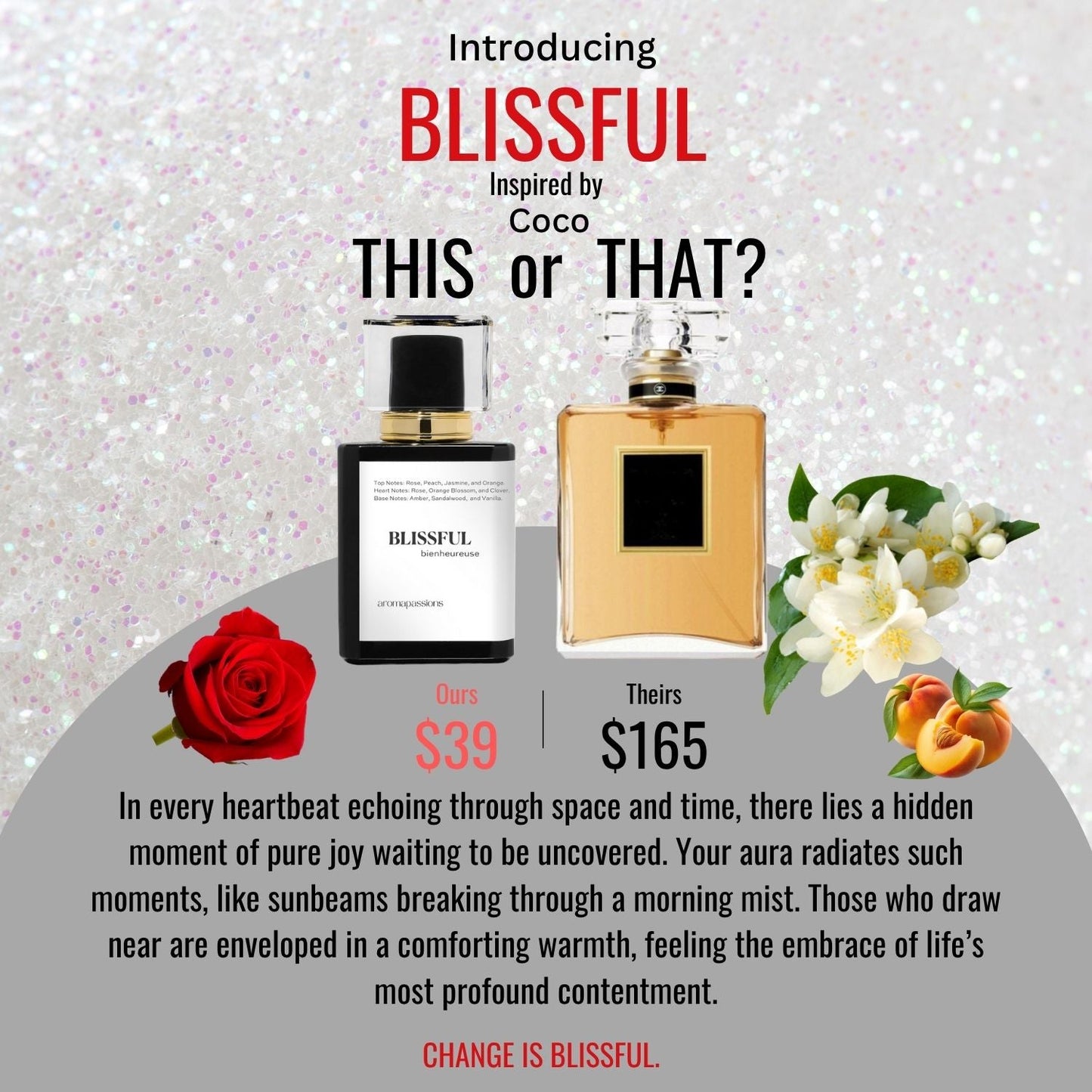 BLISSFUL | Inspired by CHANEL COCO | Coco Dupe Pheromone Perfume - aromapassions