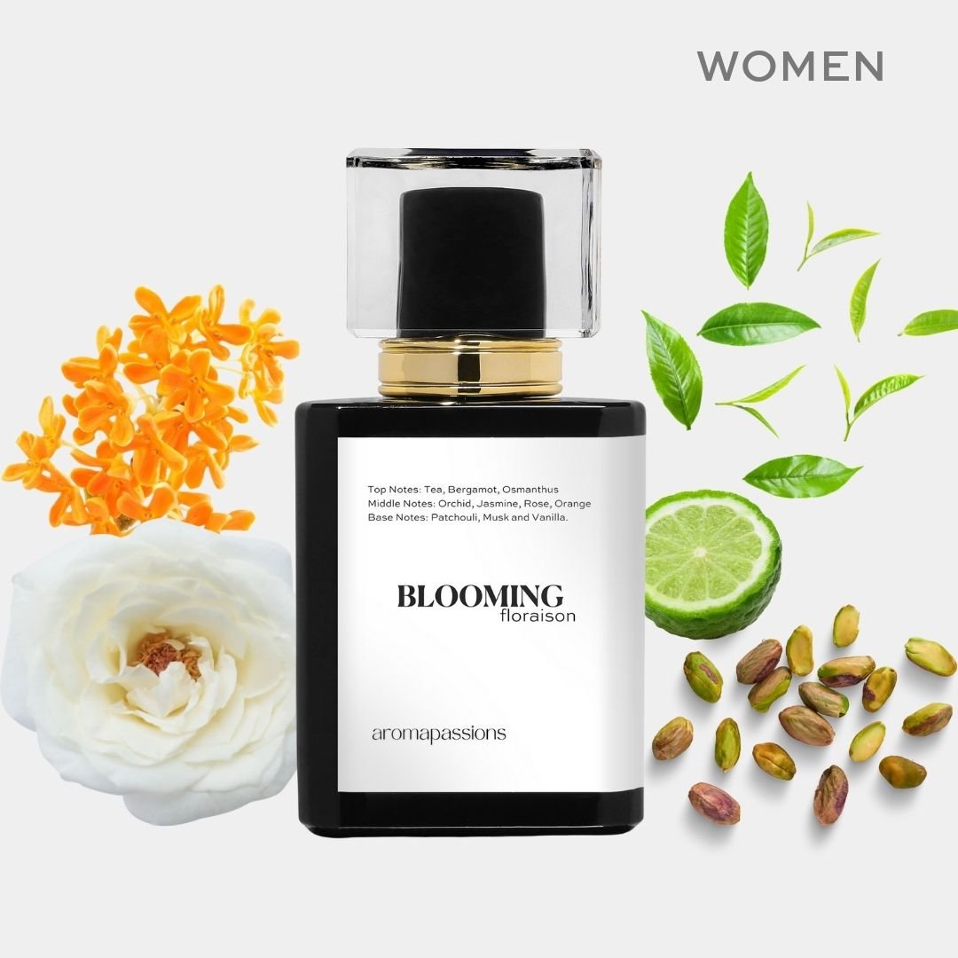BLOOMING | Inspired by VIKTOR ROLF FLOWERBOMB | Flowerbomb Dupe Pheromone Eau De Parfum | Bergamot Jasmine Patchouli Vanilla Rose Essential Oils - aromapassions