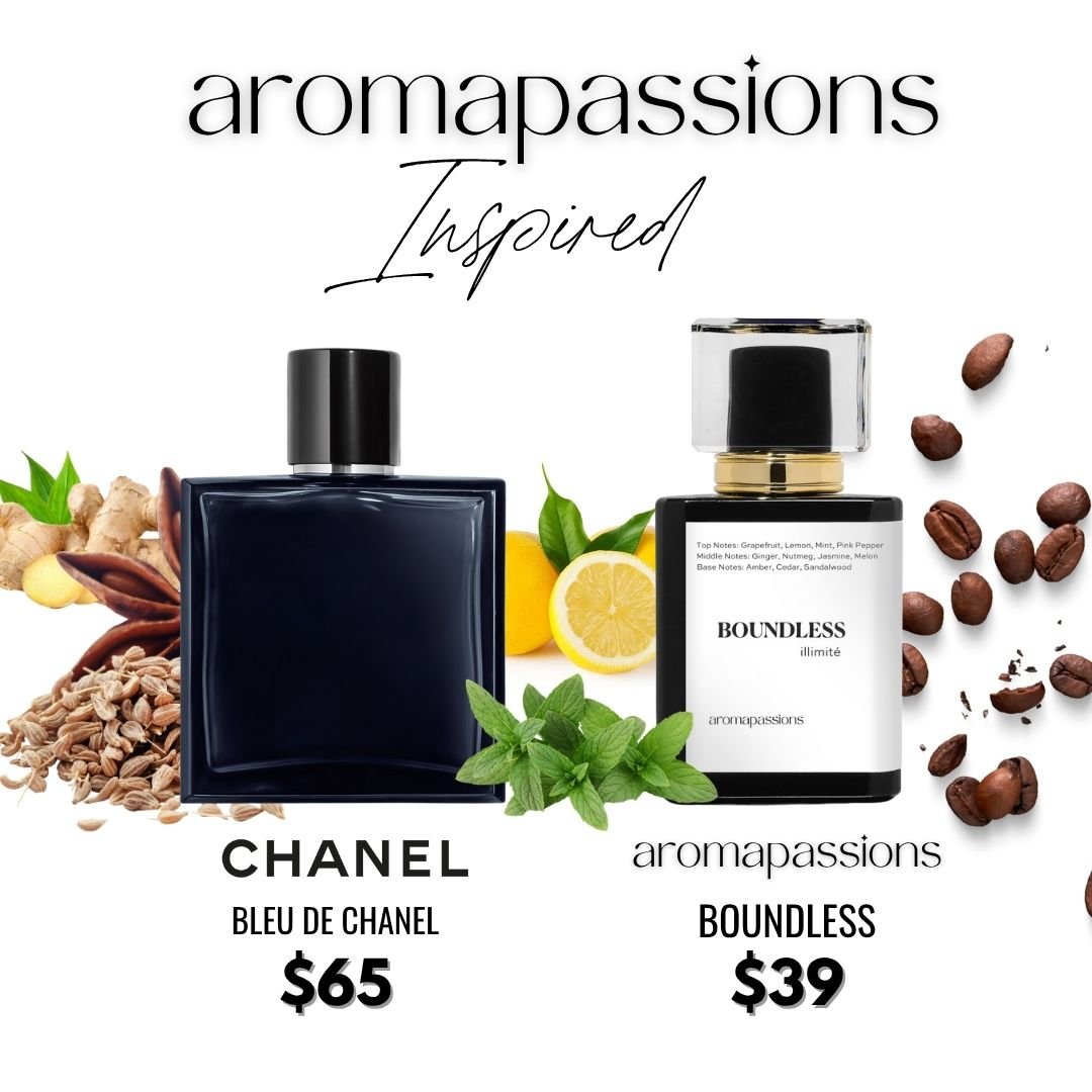 BOUNDLESS | Inspired by CHANEL BLEU DE CHANEL EDP | Bleu De Chanel Dupe Pheromone Perfume - aromapassions