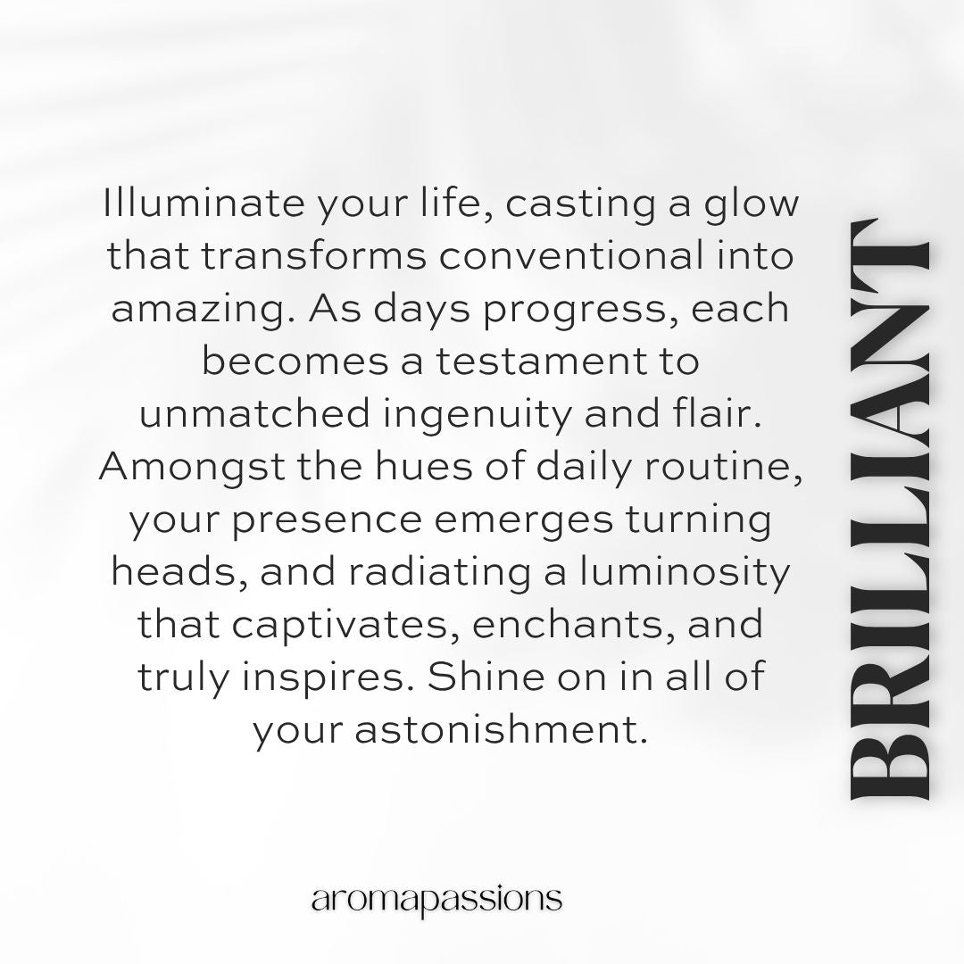 BRILLIANT | Inspired by MFK A LA ROSE | Bergamot Orange Rose Violet Magnolia Cedar Essential Oils | Maison Francis Kurkdjian A La Rose Dupe Pheromone Perfume - aromapassions