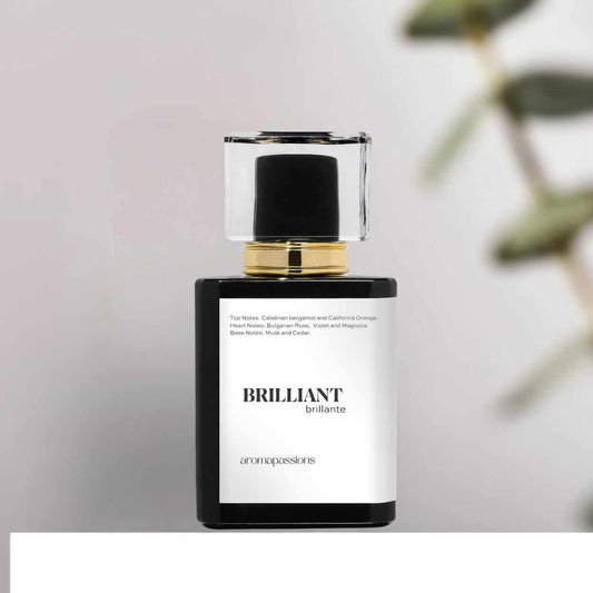 BRILLIANT | Inspired by MFK A LA ROSE | Bergamot Orange Rose Violet Magnolia Cedar Essential Oils | Maison Francis Kurkdjian A La Rose Dupe Pheromone Perfume - aromapassions