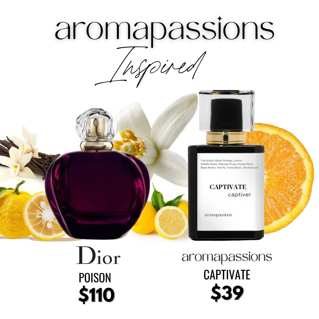 CAPTIVATE | Inspired by D. POISON | Poison Dupe Pheromone Perfume - aromapassions