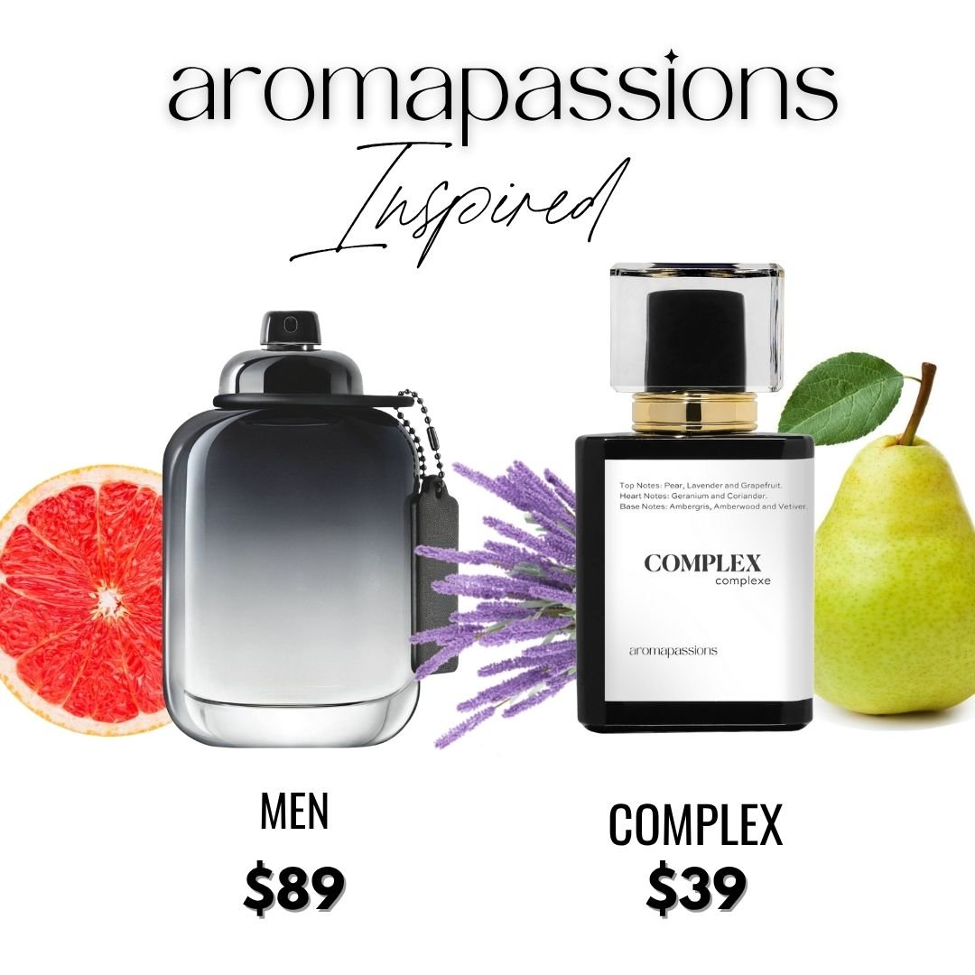 COMPLEX | Inspired by COACH MEN | Men Dupe Pheromone Perfume - aromapassions
