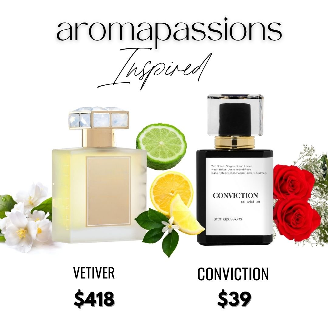 CONVICTION | Inspired by ROJA VETIVER | Vetiver Dupe Pheromone Perfume - aromapassions