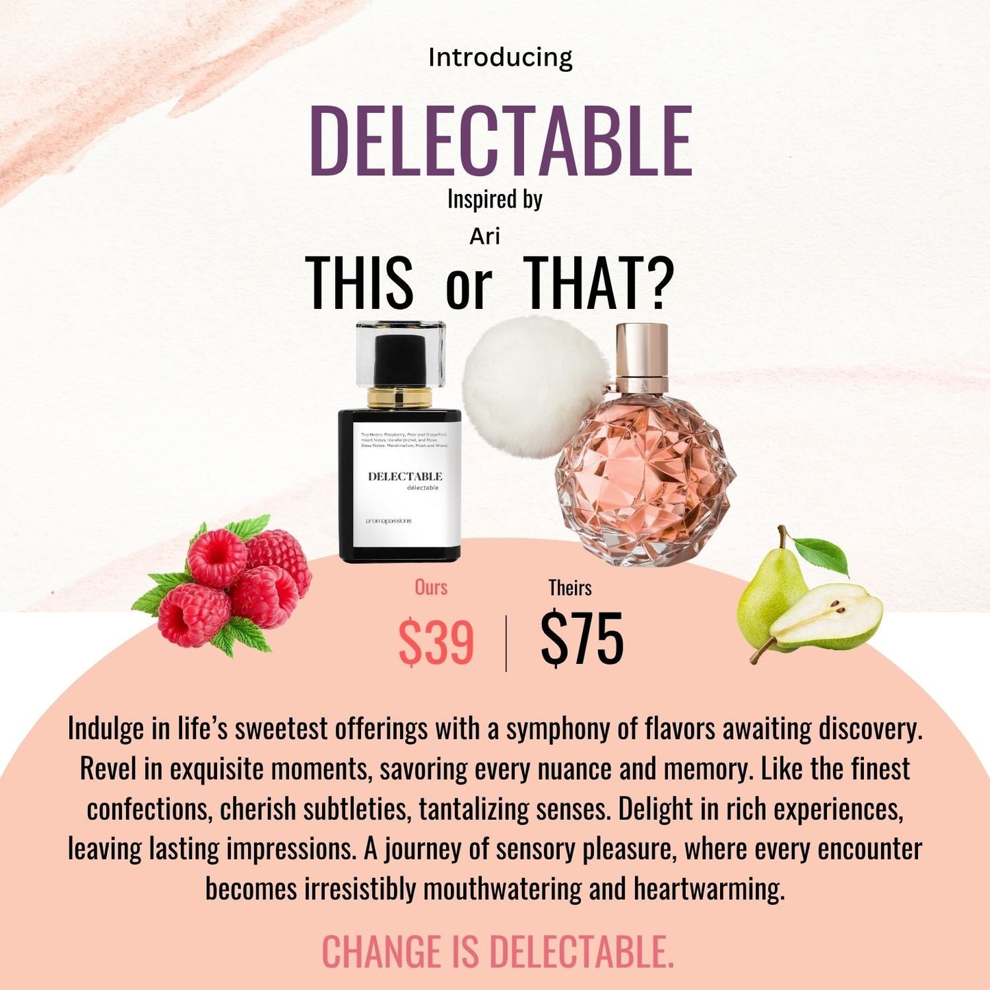 DELECTABLE | Inspired by ARIANA GRANDE ARI | Ari Dupe Pheromone Perfume - aromapassions