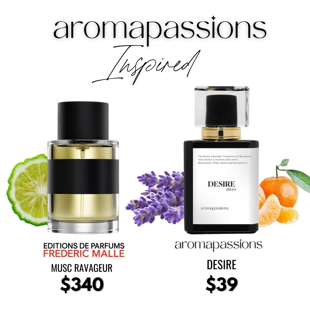DESIRE | Inspired by FREDERIC MALLE MUSC RAVAGEUR | Musc Ravageur Dupe Pheromone Perfume - aromapassions