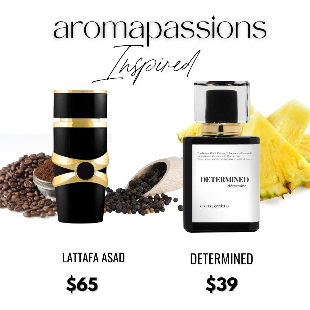 DETERMINED | Inspired by LATTAFA - PERFUMES LATTAFA ASAD | lattafa asad Dupe Pheromone Perfume - aromapassions