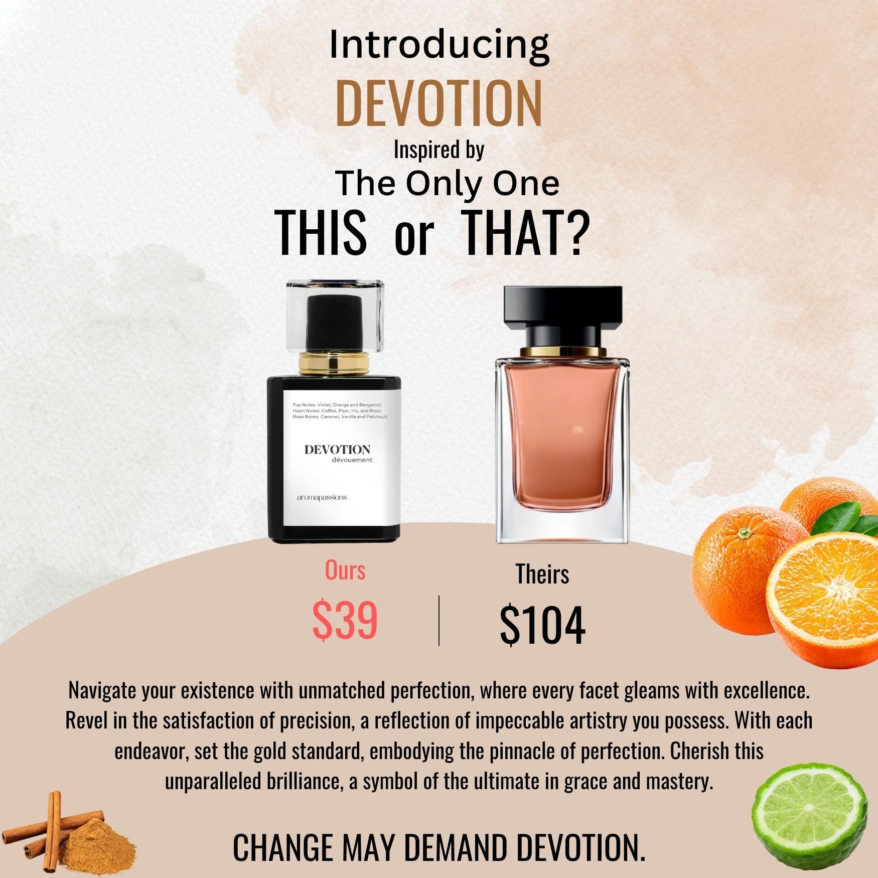DEVOTION | Inspired by DOLCE & GABBANA THE ONLY ONE | The Only One Dupe Pheromone Perfume - aromapassions