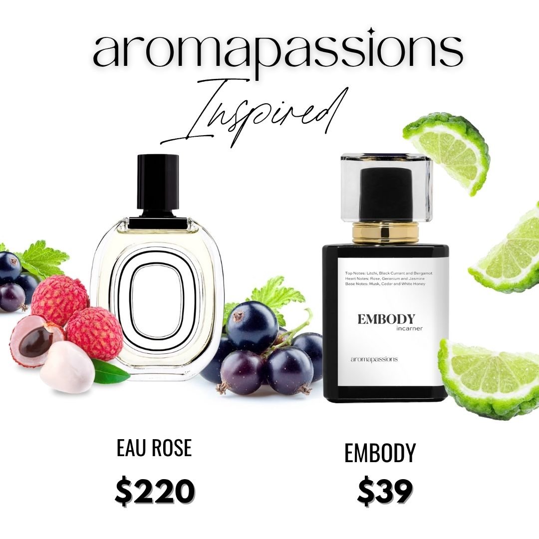 EMBODY | Inspired by DIPTYQUE EAU ROSE | Eau Rose Dupe Pheromone Perfume - aromapassions