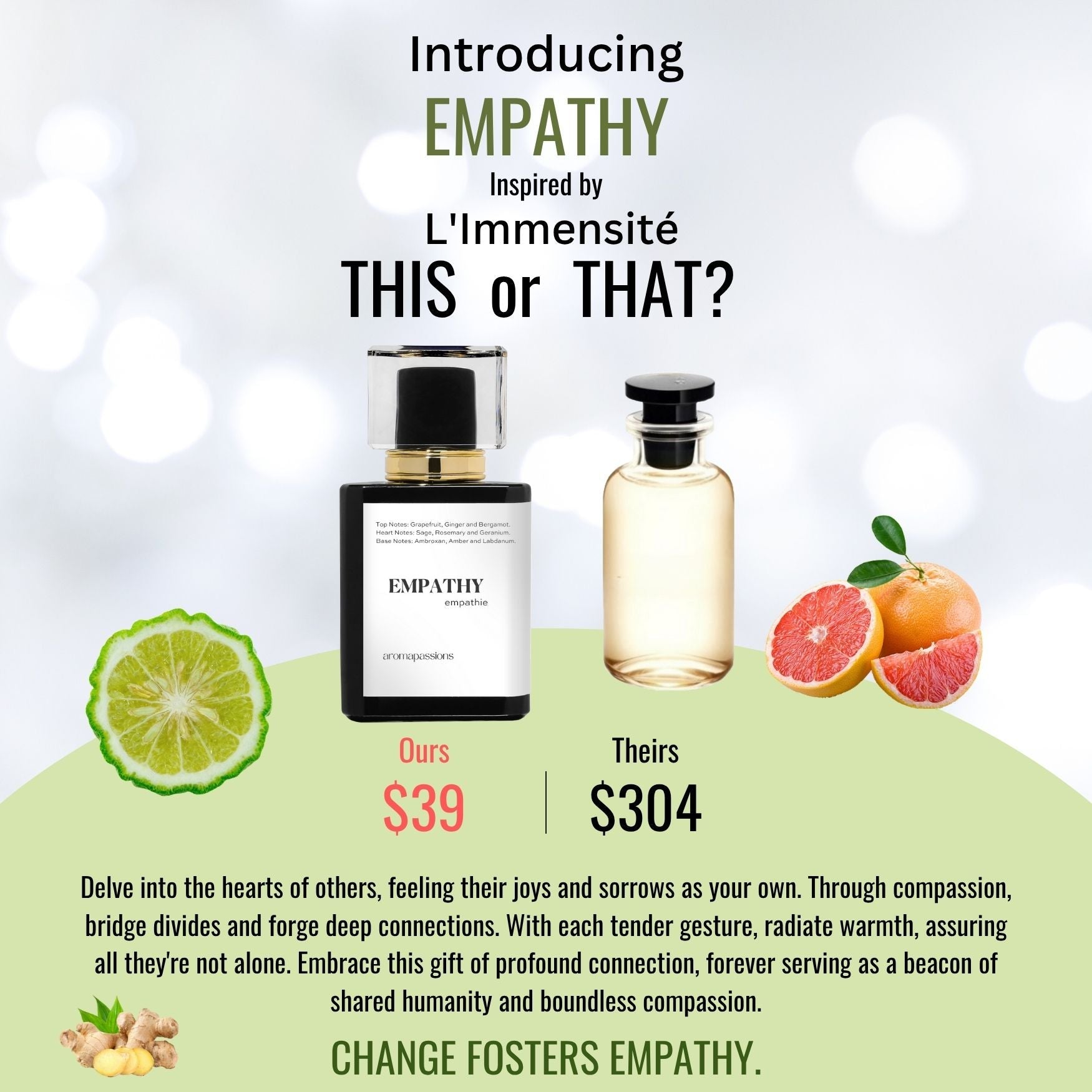 EMPATHY | Inspired by LOUIS VUITTON L'IMMENSITÉ | L'Immensité Dupe Pheromone Perfume - aromapassions