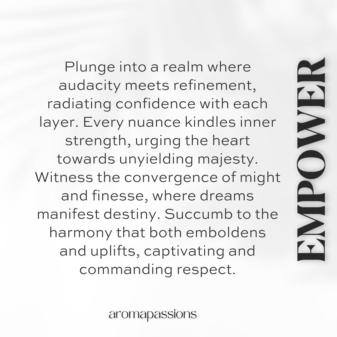 EMPOWER | Inspired by BVLGARI MAN IN BLACK | Man in Black Dupe Pheromone Perfume - aromapassions
