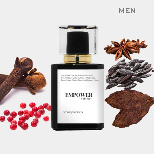 EMPOWER | Inspired by BVLGARI MAN IN BLACK | Man in Black Dupe Pheromone Perfume - aromapassions