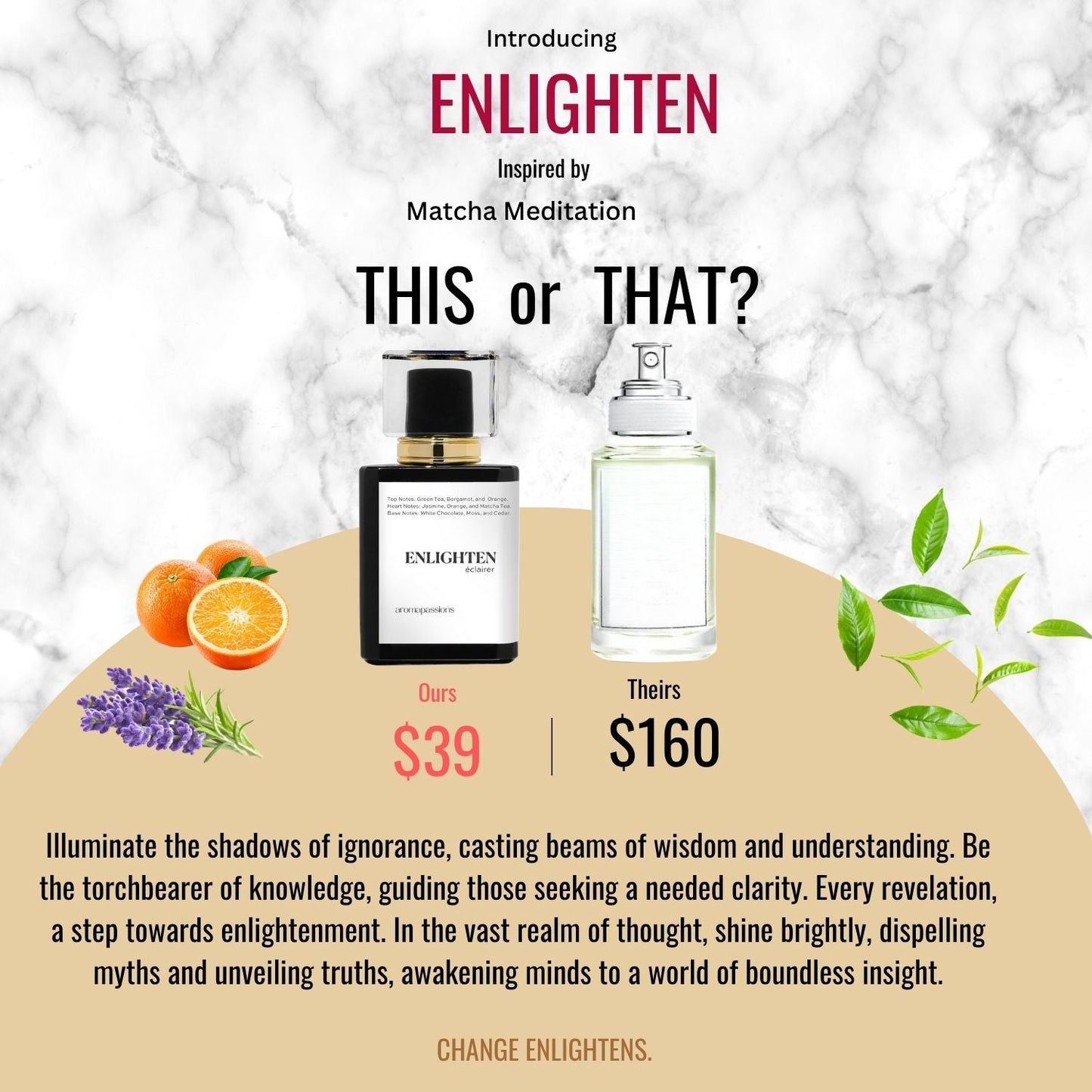 ENLIGHTEN | Inspired by MAISON MARTIN MARGIELA PARIS REPLICA MATCHA MEDITATION | Replica Matcha Meditation Dupe Pheromone Perfume - aromapassions