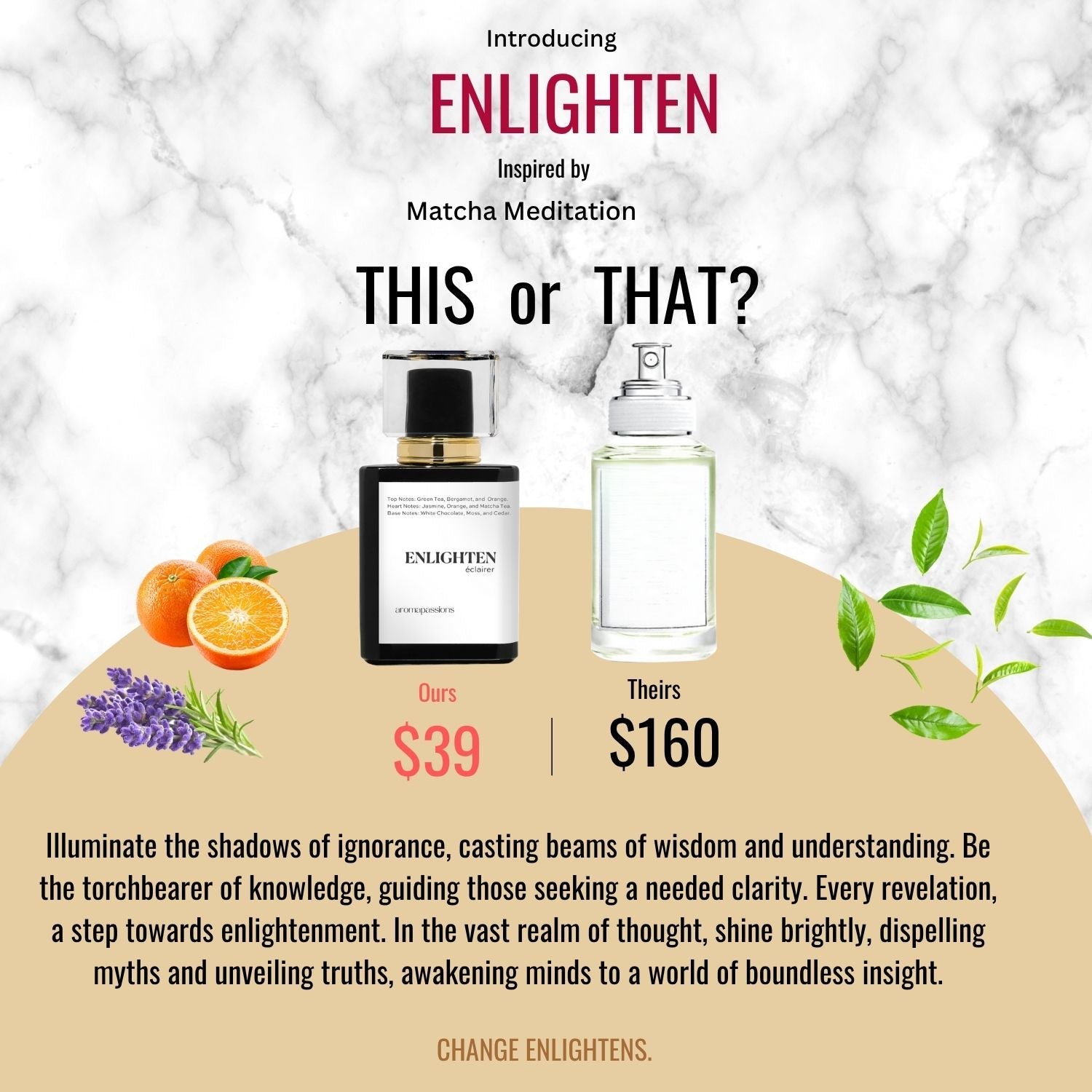 ENLIGHTEN | Inspired by MAISON MARTIN MARGIELA PARIS REPLICA MATCHA MEDITATION | Replica Matcha Meditation Dupe Pheromone Perfume - aromapassions