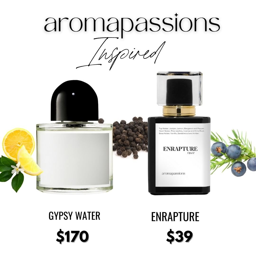 ENRAPTURE | Inspired by BYREDO GYPSY WATER | Gypsy Water Dupe Pheromone Perfume - aromapassions