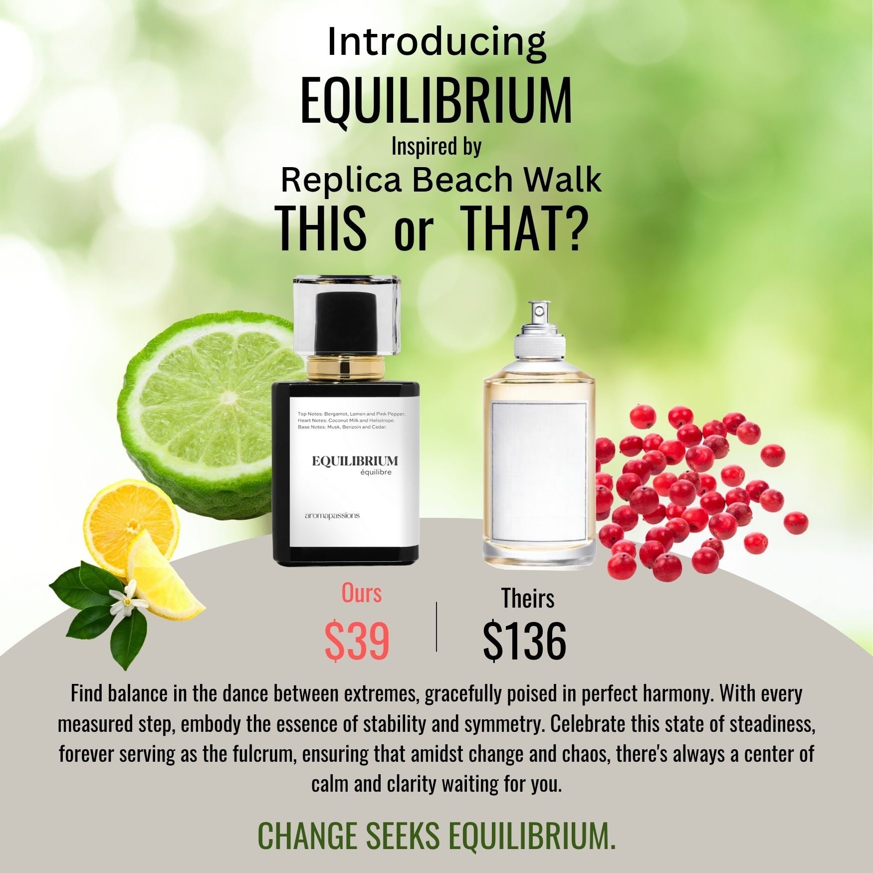 EQUILIBRIUM | Inspired by MAISON MARTIN MARGIELA PARIS REPLICA BEACH WALK | Replica Beach Walk Dupe Pheromone Perfume - aromapassions