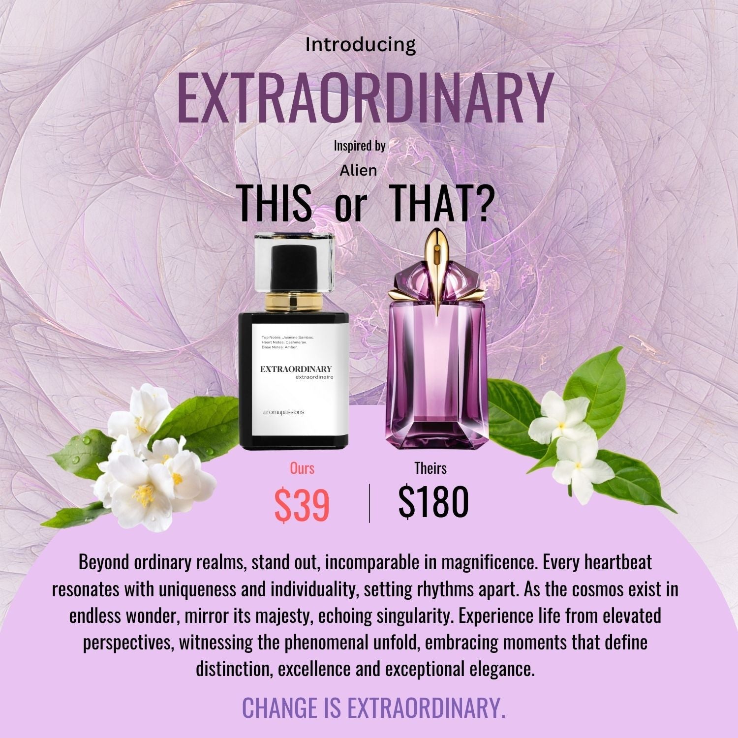 EXTRAORDINARY | Inspired by MUGLER ALIEN | Alien Dupe Pheromone Perfume - aromapassions