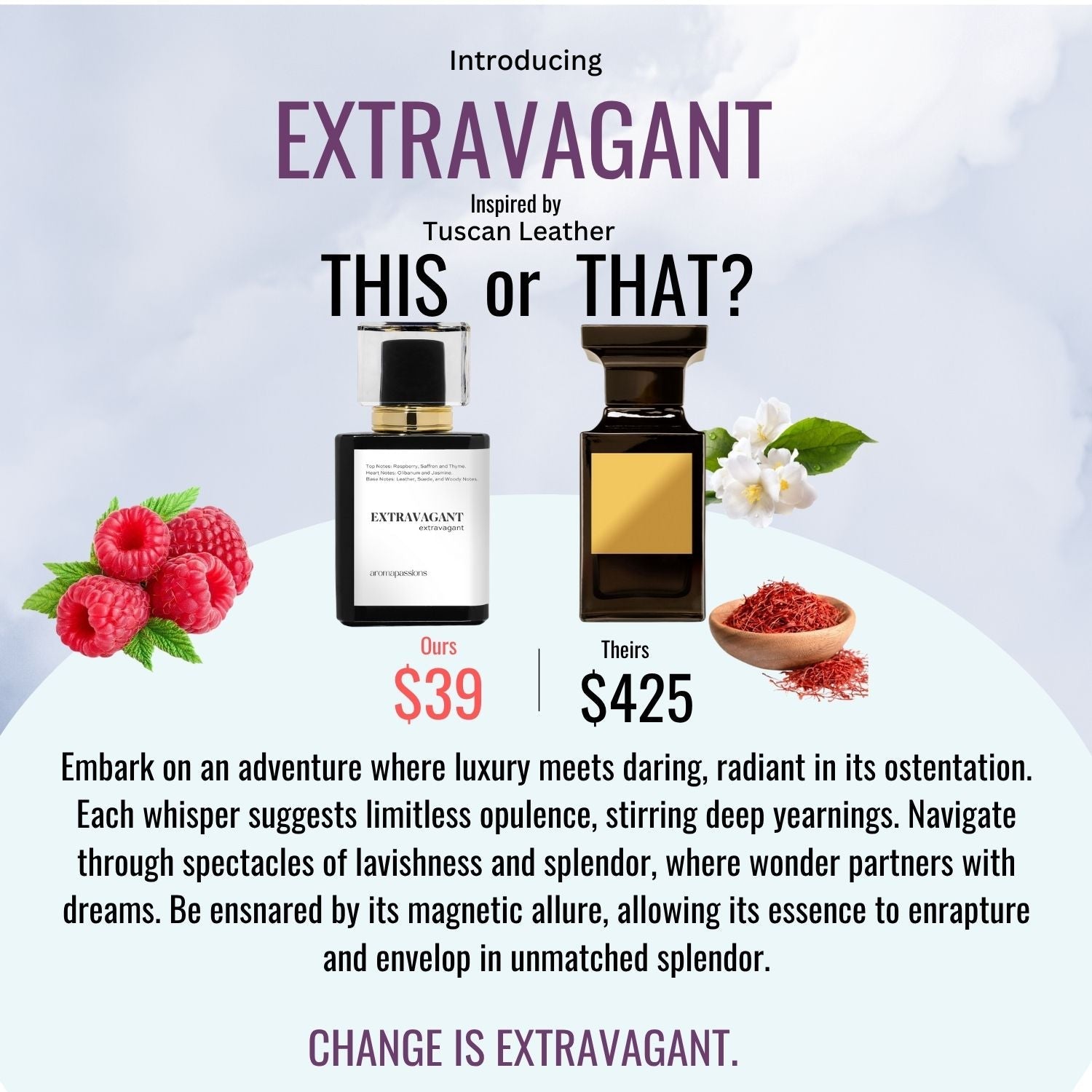 EXTRAVAGANT | Inspired by TOM FORD TUSCAN LEATHER | Tuscan Leather Dupe Pheromone Perfume - aromapassions