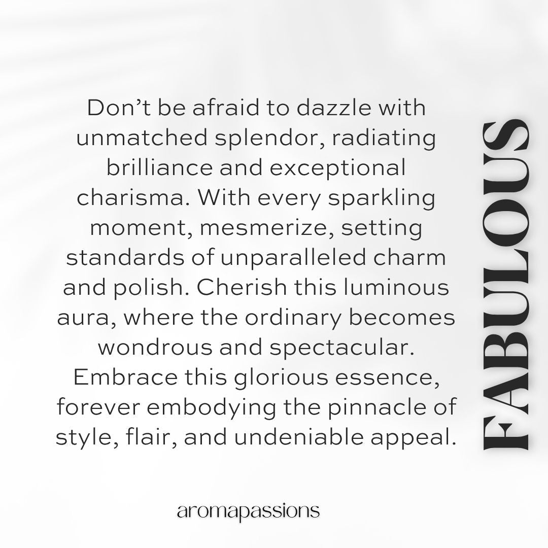 FABULOUS | Inspired by DIOR AMBRE NUIT | Ambre Nuit Dupe Pheromone Perfume - aromapassions