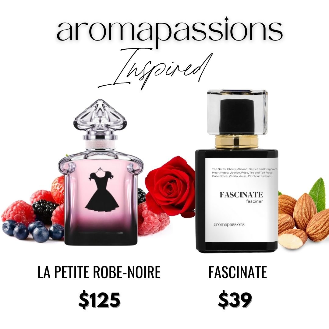 FASCINATE | Inspired by GUERLAIN LA PETITE ROBE - NOIRE | La Petite Robe - Noire Dupe Pheromone Perfume - aromapassions