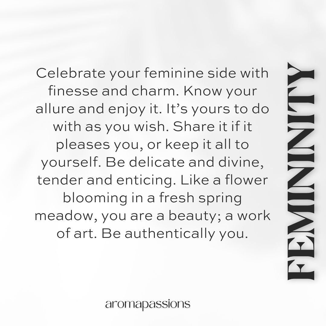FEMININITY | Inspired by CHANEL NO 5 EDP | Chanel No5 Dupe Pheromone Perfume - aromapassions