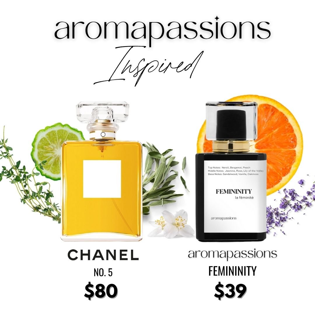 FEMININITY | Inspired by CHANEL NO 5 EDP | Chanel No5 Dupe Pheromone Perfume - aromapassions