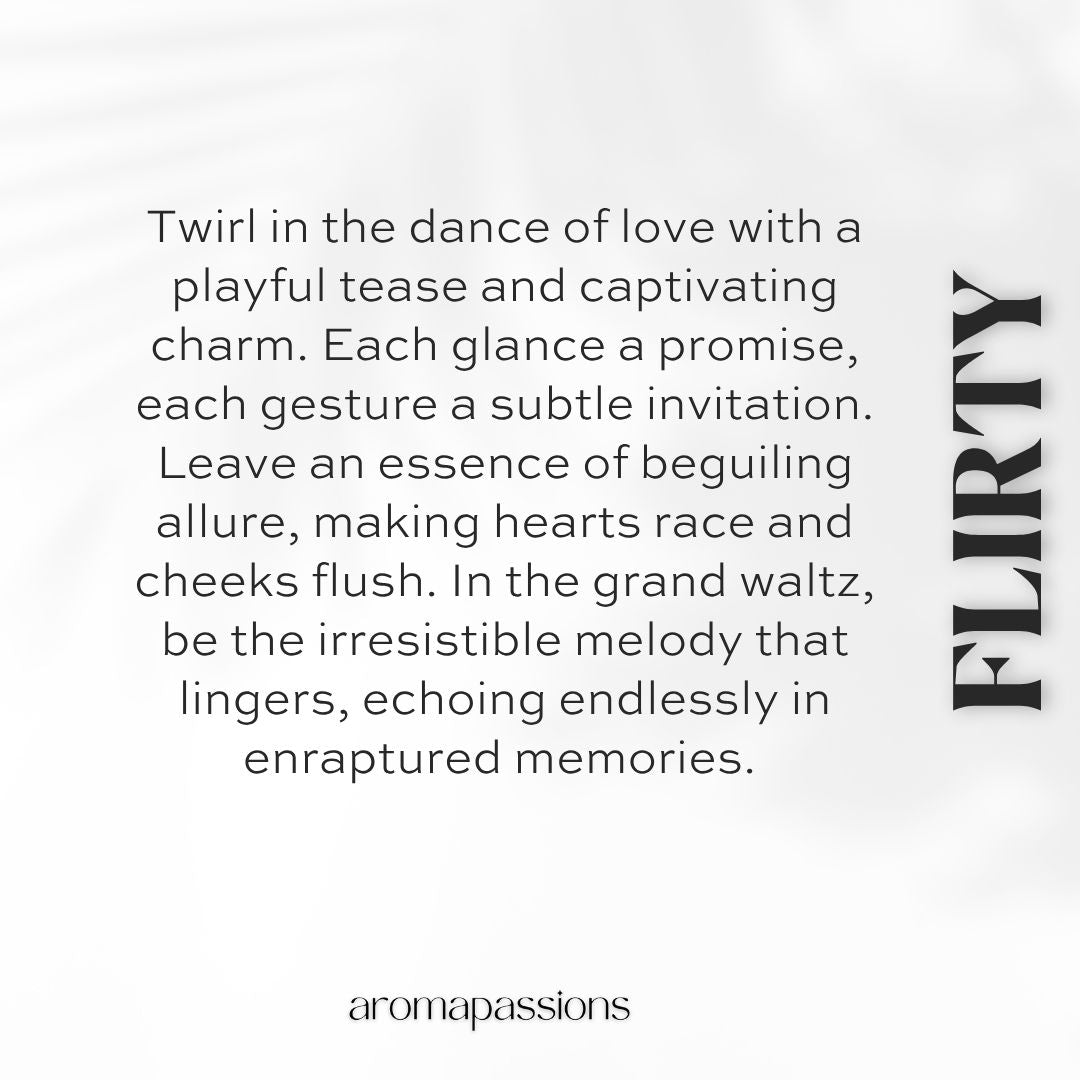 FLIRTY | Inspired by BILLIE EILISH HER PARFUM | Her Parfum Dupe Pheromone Perfume - aromapassions