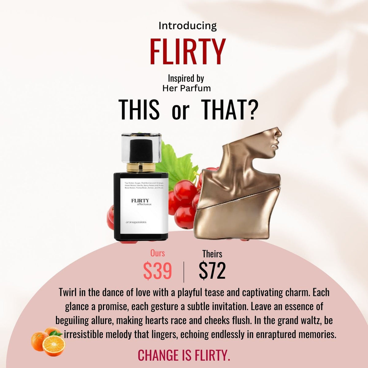 FLIRTY | Inspired by BILLIE EILISH HER PARFUM | Her Parfum Dupe Pheromone Perfume - aromapassions