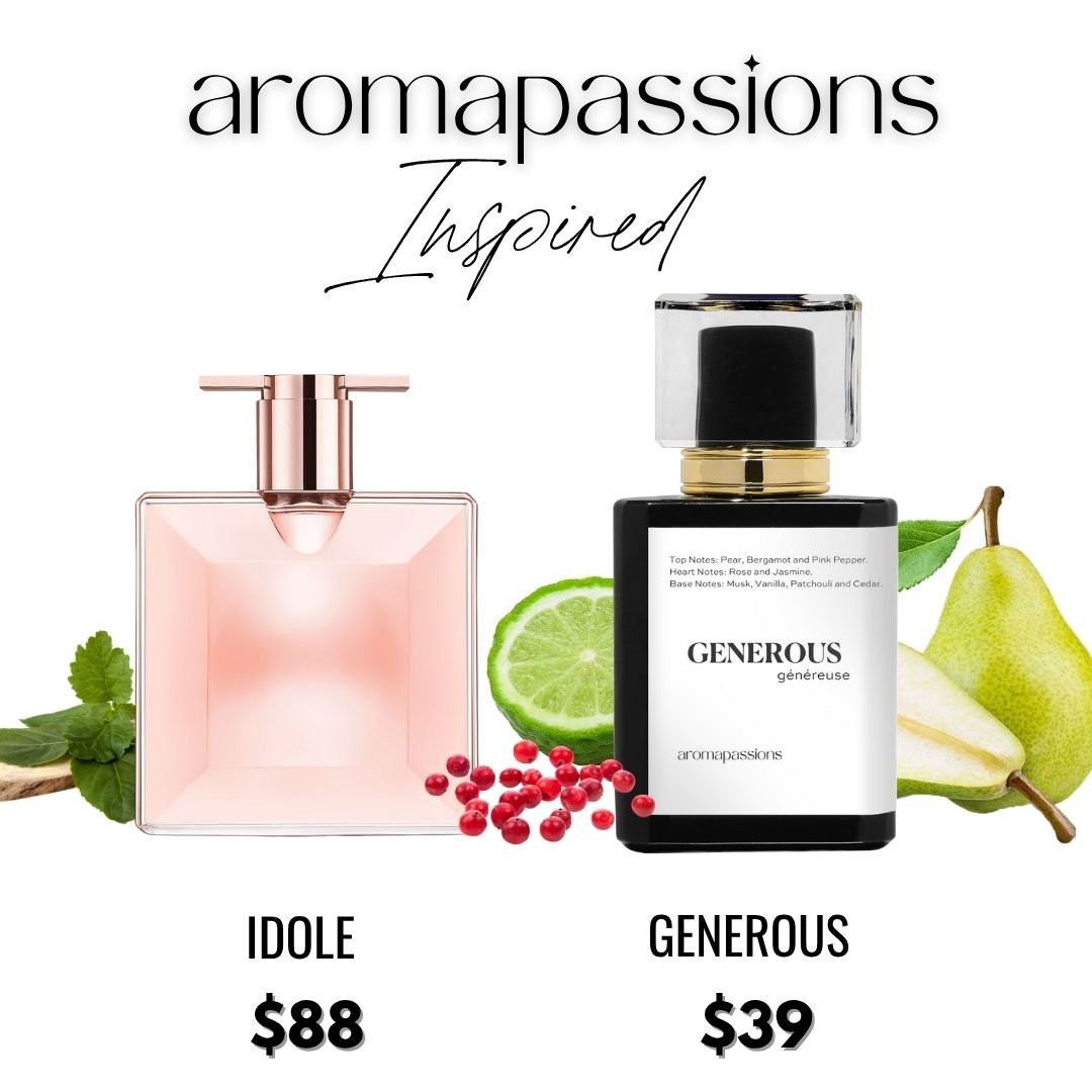 GENEROUS | Inspired by LANCOME IDOLE | Idole Dupe Pheromone Perfume - aromapassions