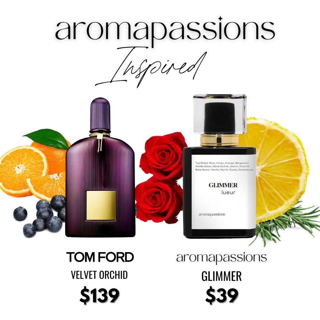 GLIMMER | Inspired by TOM FORD VELVET ORCHID | Velvet Orchid Dupe Pheromone Perfume - aromapassions