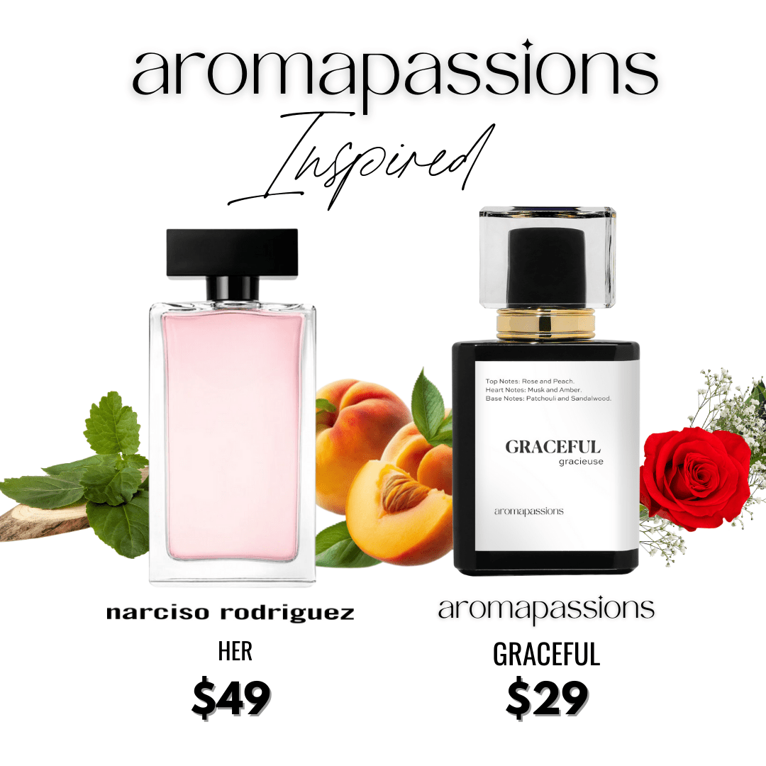GRACEFUL | Inspired by NARCISO RODRIGUEZ HER | Her Dupe Pheromone Perfume - aromapassions