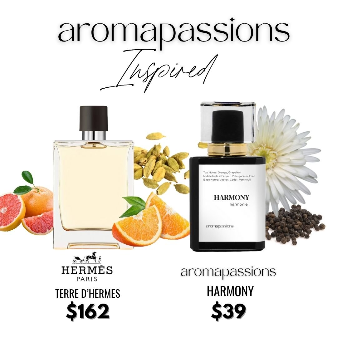 HARMONY | Inspired by HERMES TERRE D'HERMES | Terre D'Hermes Dupe Pheromone Perfume - aromapassions