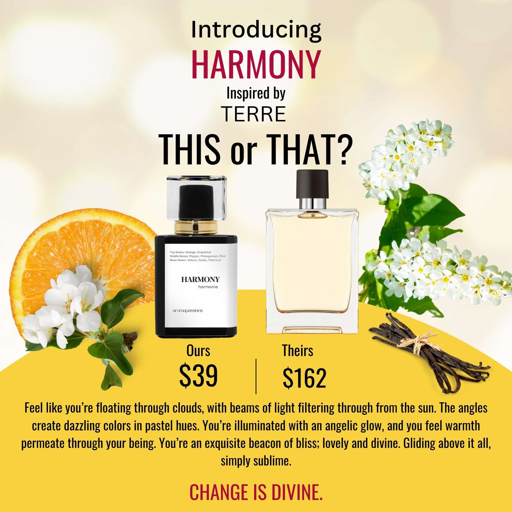 HARMONY | Inspired by HERMES TERRE D'HERMES | Terre D'Hermes Dupe Pheromone Perfume - aromapassions