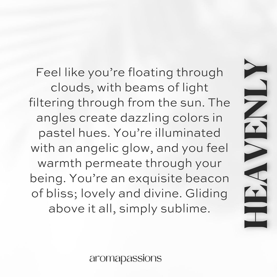 HEAVENLY | Inspired by MUGLER ANGEL | Mugler Angel Shooting Star Dupe Pheromone Perfume | Vanilla Patchouli Bergamot Currant Jasmine Nutmeg Orange Essential Oils - aromapassions