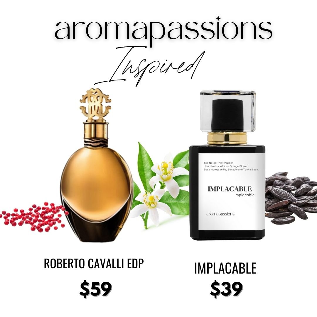 IMPLACABLE | Inspired by ROBERTO CAVALLI ROBERTO CAVALLI EDP | Roberto Cavalli EDP Dupe Pheromone Perfume - aromapassions