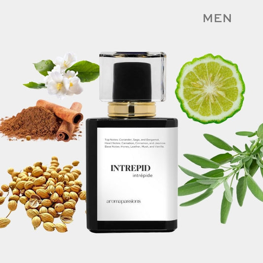INTREPID | Inspired by YSL KOUROS | Kouros Dupe Pheromone Perfume - aromapassions