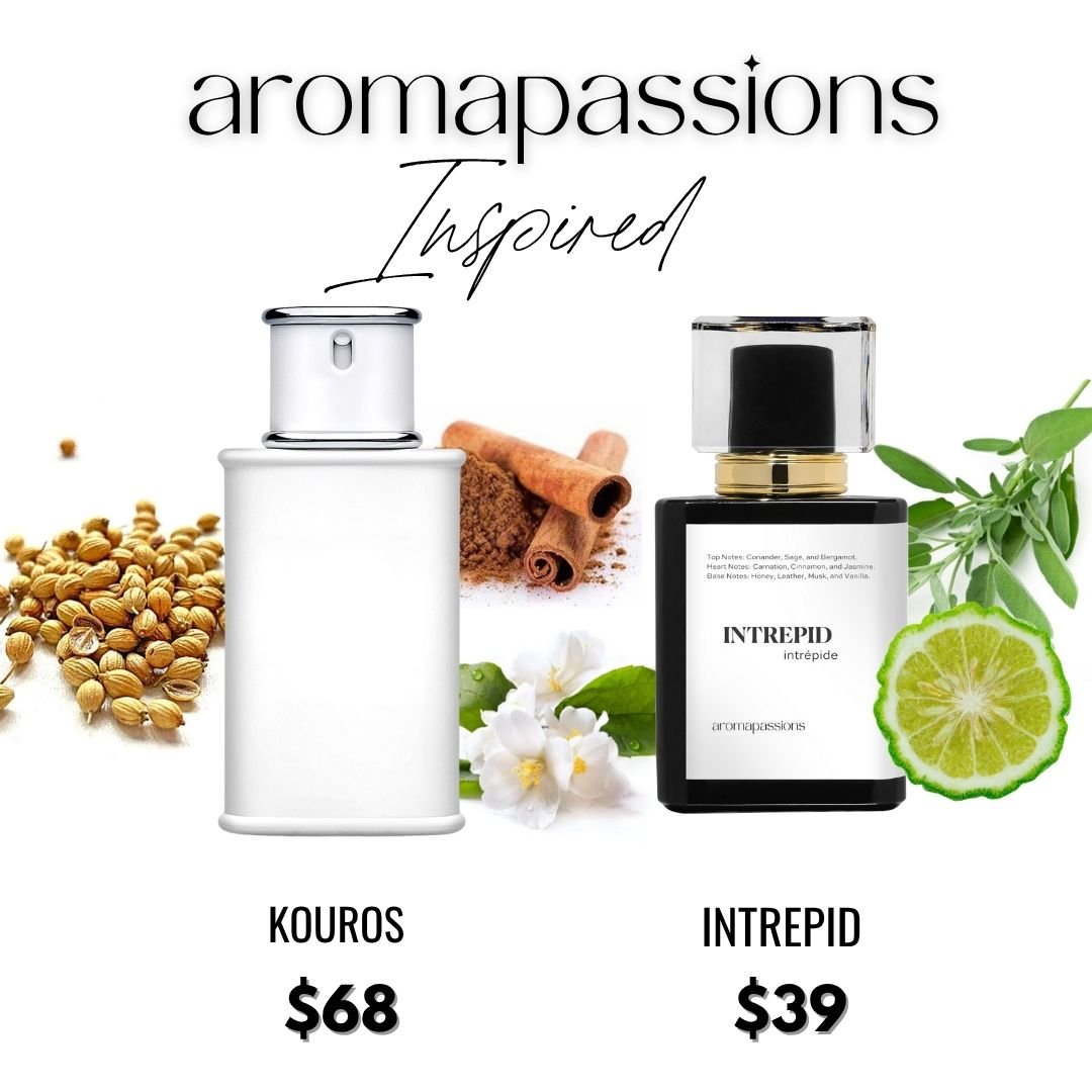INTREPID | Inspired by YSL KOUROS | Kouros Dupe Pheromone Perfume - aromapassions
