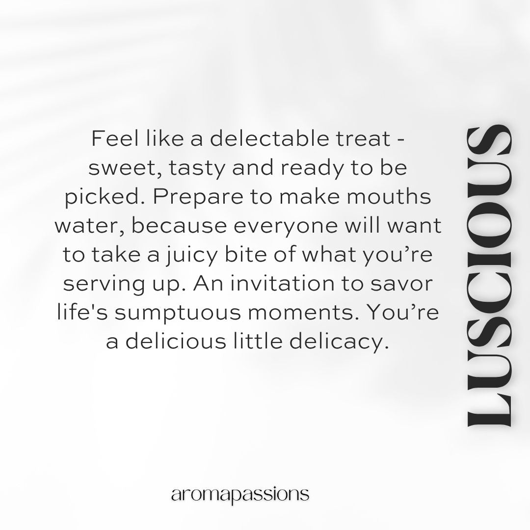 LUSCIOUS | Inspired by TOM FORD LOST CHERRY | Lost Cherry Dupe Pheromone Perfume | Cherry Scent Notes | Vanilla Cedarwood Vetiver Jasmine Cinnamon Turkish Rose Essential Oils - aromapassions