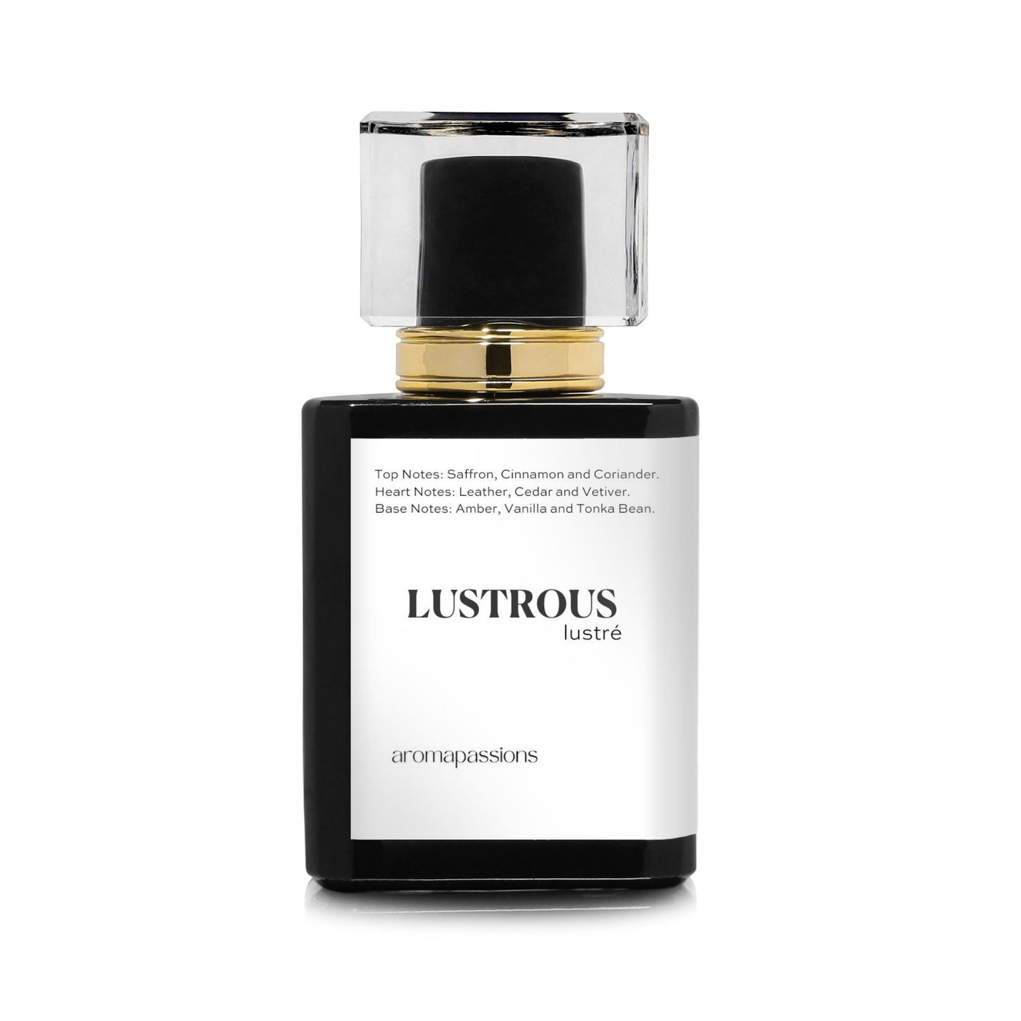 LUSTROUS | Inspired by ISSEY MIYAKE L'EAU D'ISSEY POUR HOMME NOIR AMBRE | L'Eau D'Issey Pour Homme Dupe Pheromone Men Perfume | Nutmeg Coriander Cedar Papyrus Vetiver Amber Vanilla Tonka Bean Essential Oils - aromapassions