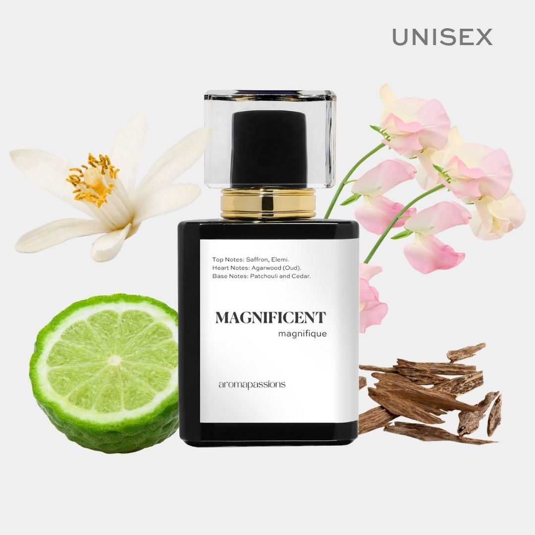 MAGNIFICENT | Inspired by MFK 724 | Calabrian Bergamot Sweet Pea Jasmin Sandalwood Essential Oils | 724 Dupe Pheromone Perfume - aromapassions