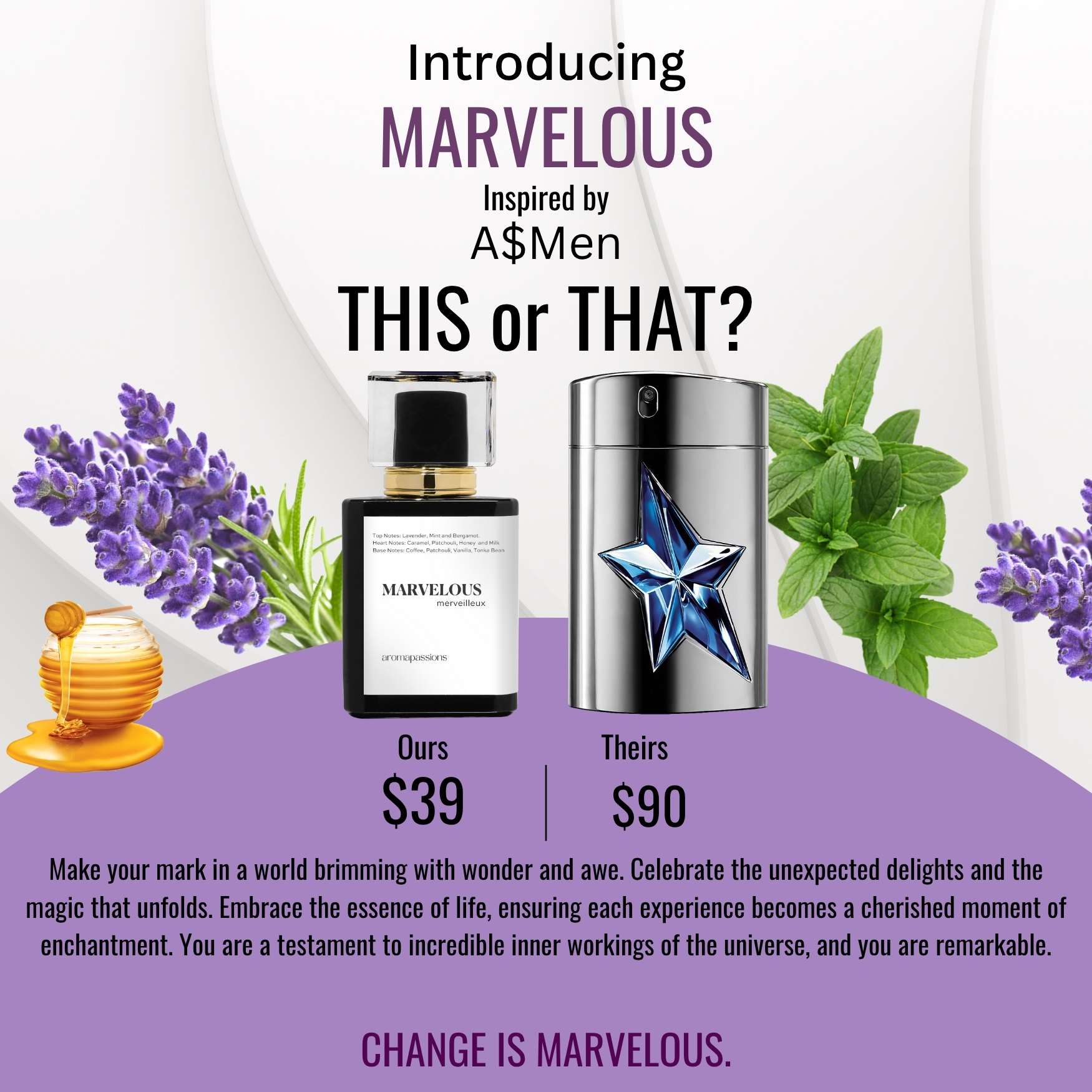 MARVELOUS | Inspired by MUGLER A*MEN | A*Men Dupe Pheromone Perfume - aromapassions