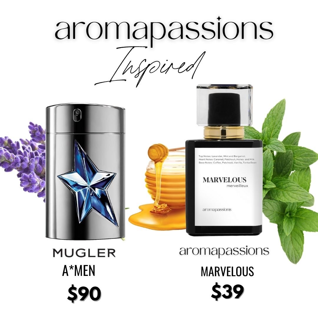 MARVELOUS | Inspired by MUGLER A*MEN | A*Men Dupe Pheromone Perfume - aromapassions